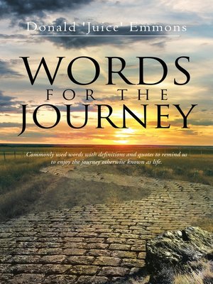 cover image of WORDS for the JOURNEY